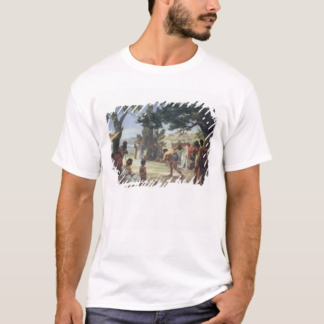 Camiseta Jogando o disco, 1875 (Frente)
