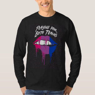 Camiseta Jogando para ambas as equipes Gay do Orgulho Bi LG