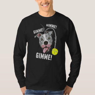 Camiseta Jogando Touro De Pit Com Tênis Ball Gimme Buldog