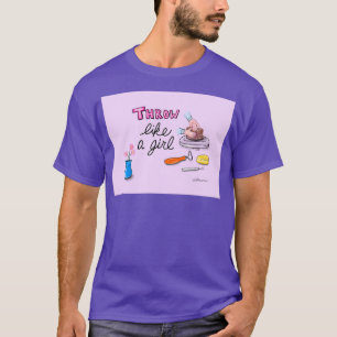 Camiseta Jogar a Potência como uma Rapariga