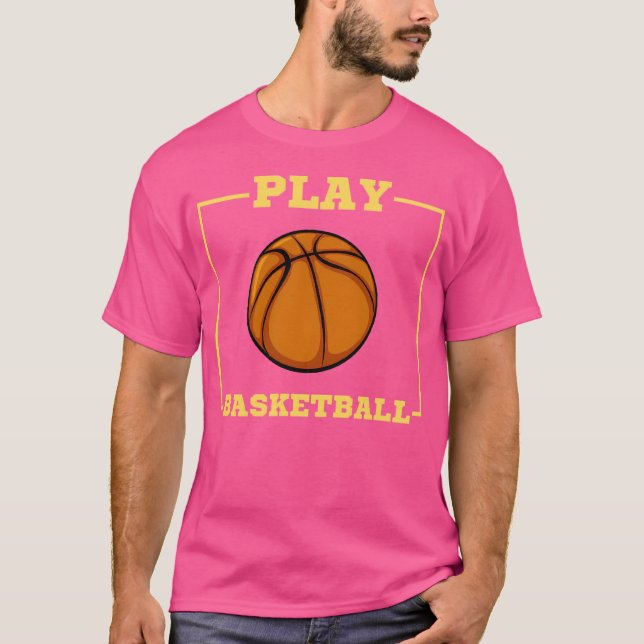 Camiseta Jogar Basquete (Frente)