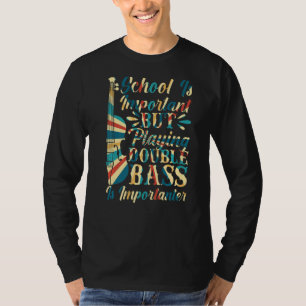 Camiseta Jogar Bass Duplo É Importante Para O Duplo Assassi
