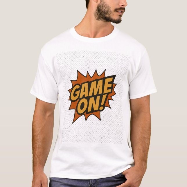 Camiseta JOGAR! Comic Burst ・ Gamer Wall Poster (Frente)