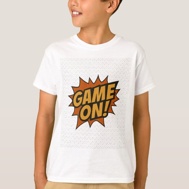 Camiseta JOGAR! Comic Burst ・ Gamer Wall Poster (Frente)