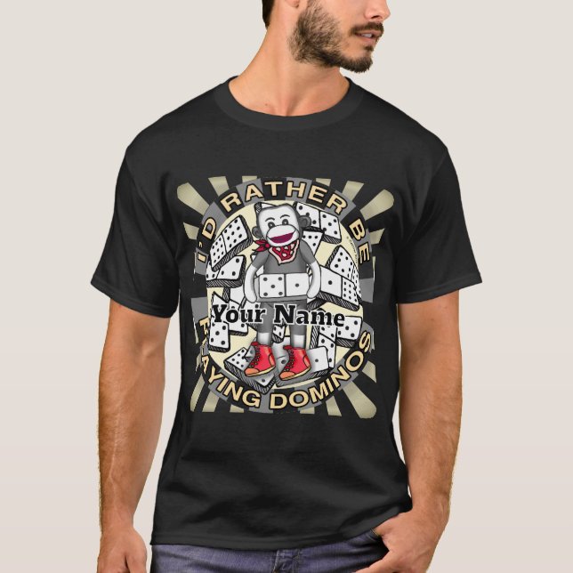 Camiseta Jogar Dominó   (Frente)