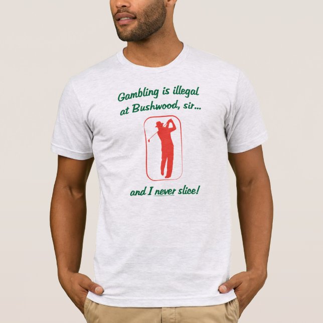 Camiseta Jogar é ilegal… (#1) (Frente)