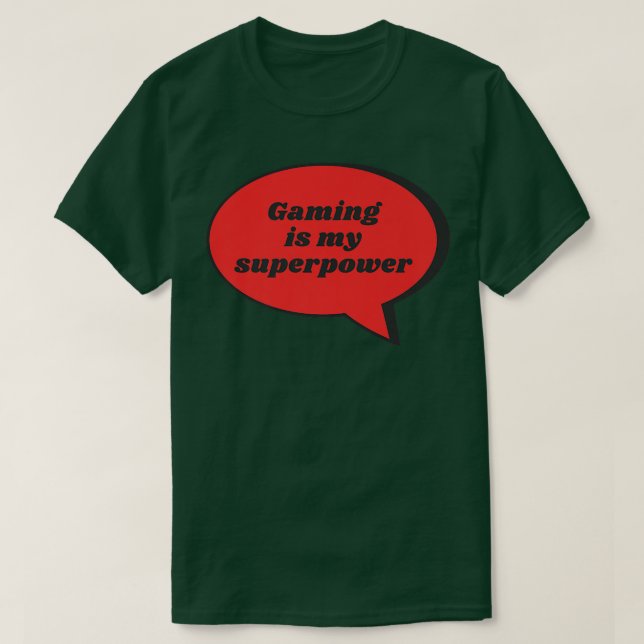 Camiseta Jogar É Meu Sobrepoderoso Gag Sarcástico Gift F (Frente do Design)