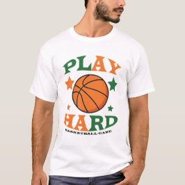 Camiseta Jogar jogo de basquete de Duro