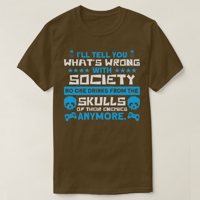 Camiseta Jogar Sem Ninguém Bebe De Videos games Engraçado J (Frente do Design)