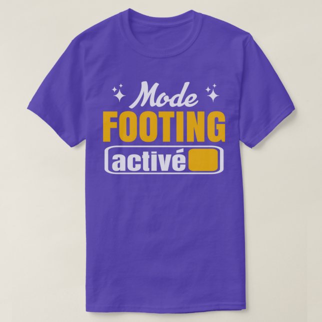Camiseta Jogging mode activated humor sport running funny (Frente do Design)
