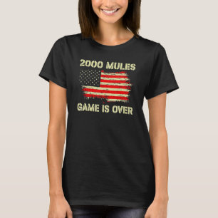 Camiseta Jogo 2000 Mules Sobre Eleições Justas Bandeira Dos