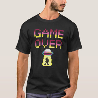 Camiseta Jogo Acabado, Pé Grande, Abdução de Alienígenas