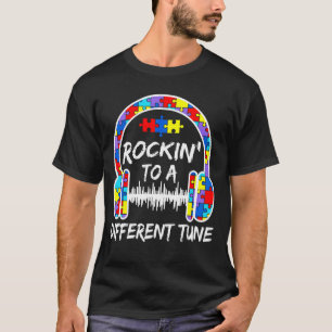Camiseta Jogo Autismo Atropelando A Um Ajuste Diferente Par