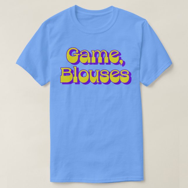 Camiseta Jogo Bloqueia Chappelle Show Arte do Ventilador (Frente do Design)
