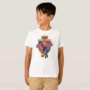 Camiseta Jogo Bloqueio Logotipo Boys Soccer