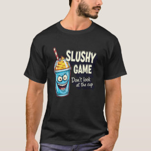 Camiseta Jogo Bobo Jovem Casual Gráfico Não Olhe Slus
