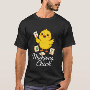 Camiseta Jogo Chinês Mahjong Chick