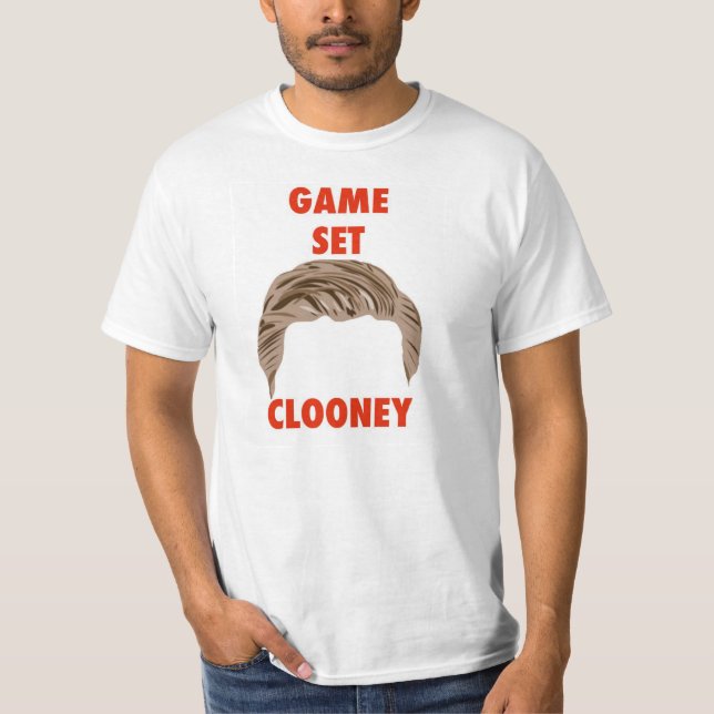 Camiseta Jogo Clooney ajustado (Frente)