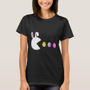Camiseta Jogo Coelho Ovos Páscoa Jogo Crianças Jovens Joven
