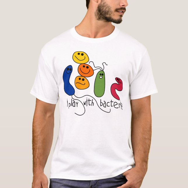 Camiseta jogo com bactérias (Frente)