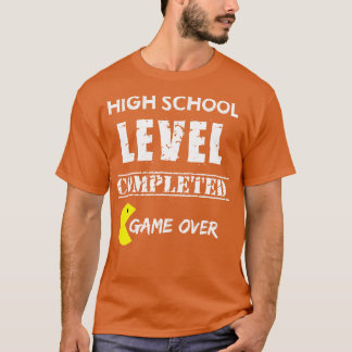 Camiseta Jogo concluído no nível do segundo grau