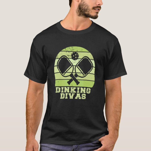 Camiseta Jogo da Equipe de Pickleball Divas (Frente)