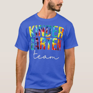 Camiseta Jogo Da Equipe Do Jardim De Infância Tie Dye Aprec