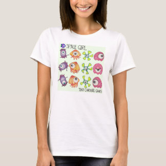 Camiseta Jogo da menina do espaço:  Quadro pelo t-shirt da