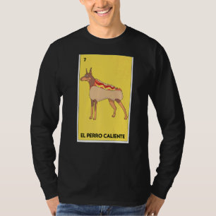 Camiseta Jogo da Placa Bingo da Loteria Mexicana El Perro C