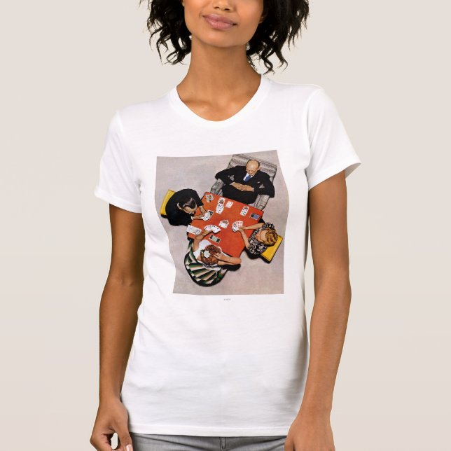 Camiseta Jogo da ponte por Norman Rockwell (Frente)