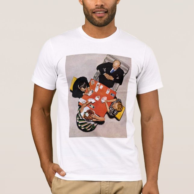 Camiseta Jogo da ponte por Norman Rockwell (Frente)