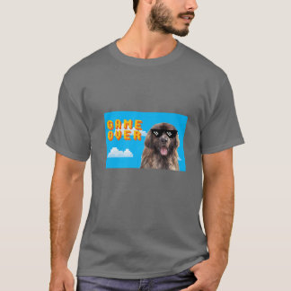 Camiseta Jogo De 8 Bits Sobre Leonberger