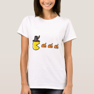Camiseta Jogo de Ação de Graças Comendo Jogo Turco Homens J