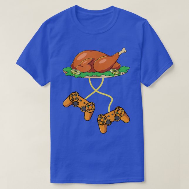 Camiseta Jogo de Ação de Graças Turquia Videos games Menino (Frente do Design)