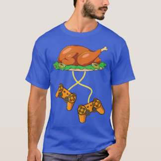 Camiseta Jogo de Ação de Graças Turquia Videos games Menino