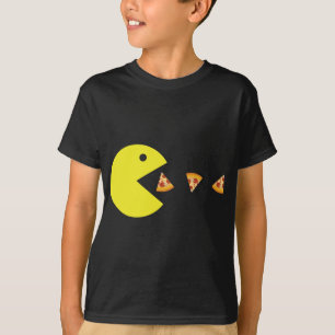 Camiseta Jogo De Arcade Bonita Jogando Pizza Engraçada Pres