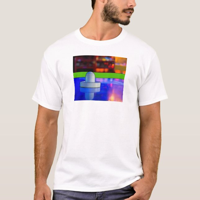 Camiseta Jogo de Arcade Clássico de Hóquei em Ar (Frente)