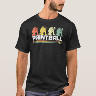 Camiseta Jogo de Atiradas de Armas de Fogo Retro Aéreo de P