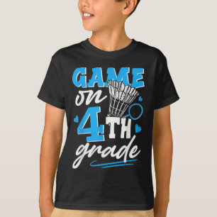 Camiseta Jogo de Badminton no 4º ano Meninos Meninas De Vol