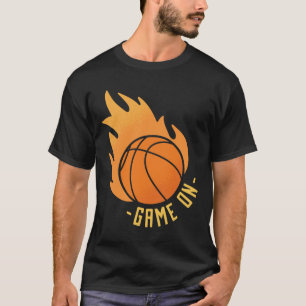 Camiseta Jogo de Basquete Ativado