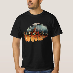 Camiseta Jogo de basquete esportivo vintage, jogadores de b