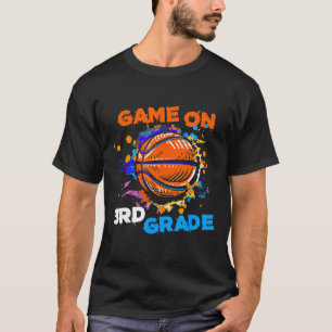 Camiseta Jogo De Basquete No 3º Ano Da rua Do Tea Escolar