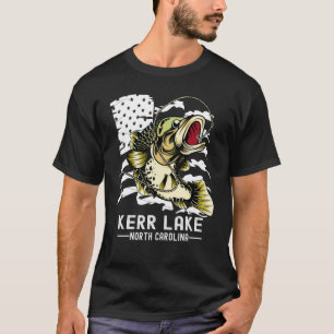 Camiseta Jogo de Bass Pesca Desportivo Pescador Kerr Lago N