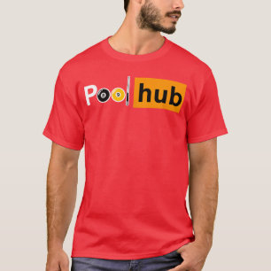 Camiseta Jogo de Bilhar Divertido Pool Hub Bolas de Bilhar