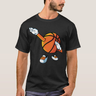 Camiseta Jogo De Bola De Dança De Basquete Engraçado A Calç
