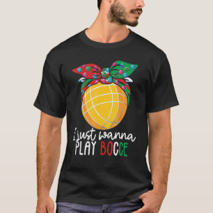 Camiseta Jogo de Boliche italiano Bocci Player Bocce Ball
