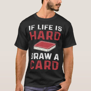 Camiseta Jogo De Cartão De Negociação Um Coletor De Cartão