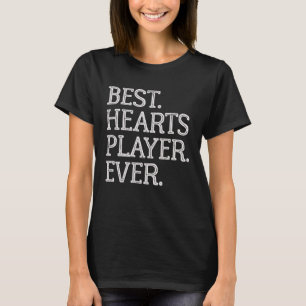 Camiseta Jogo de Cartão do Melhor Jogador de Corações Nunca