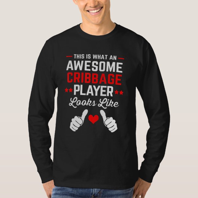 Camiseta Jogo de Cartas Cribbage (Frente)