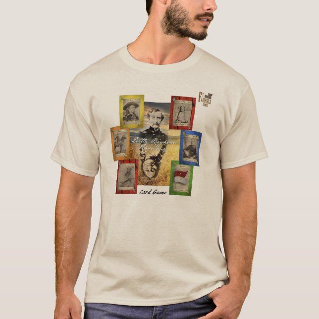 Camiseta Jogo de cartas do Rummy do Little Bighorn (Frente)